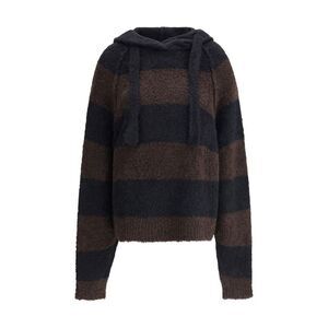 Petar Petrov LOOSE FIT CROPPED HOODED Women's JUMPER